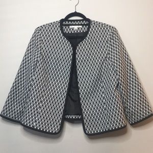 Jones Studio black and white blazer